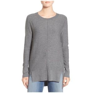 Trouve Viscose Side Slit Sweater Size Medium